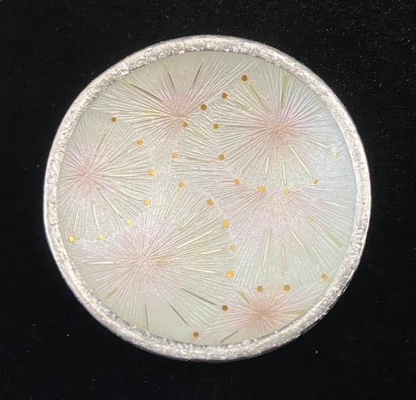 Dandelion brooch or pendant