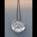 Grisaille Octopus pendant