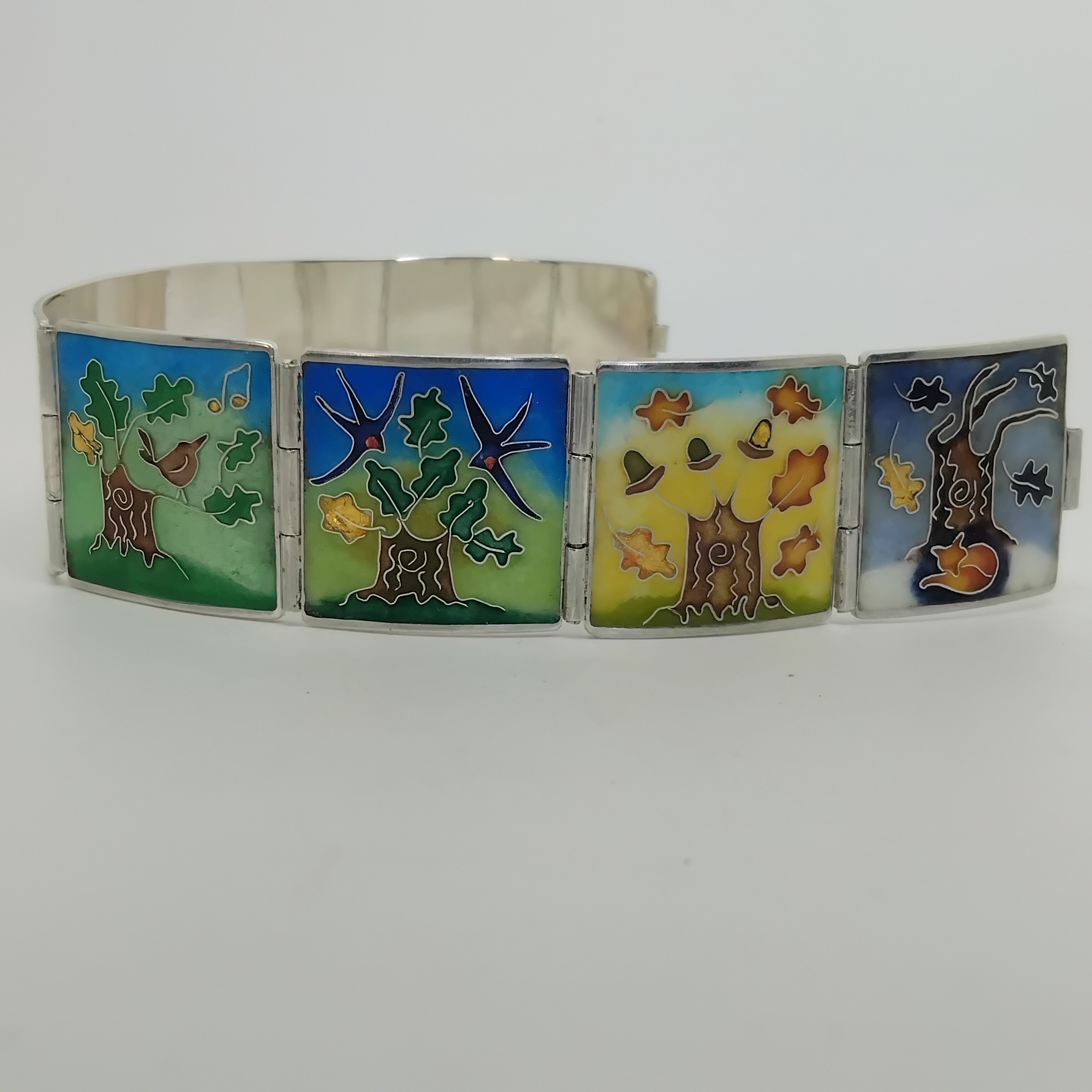Same tree, four seasons