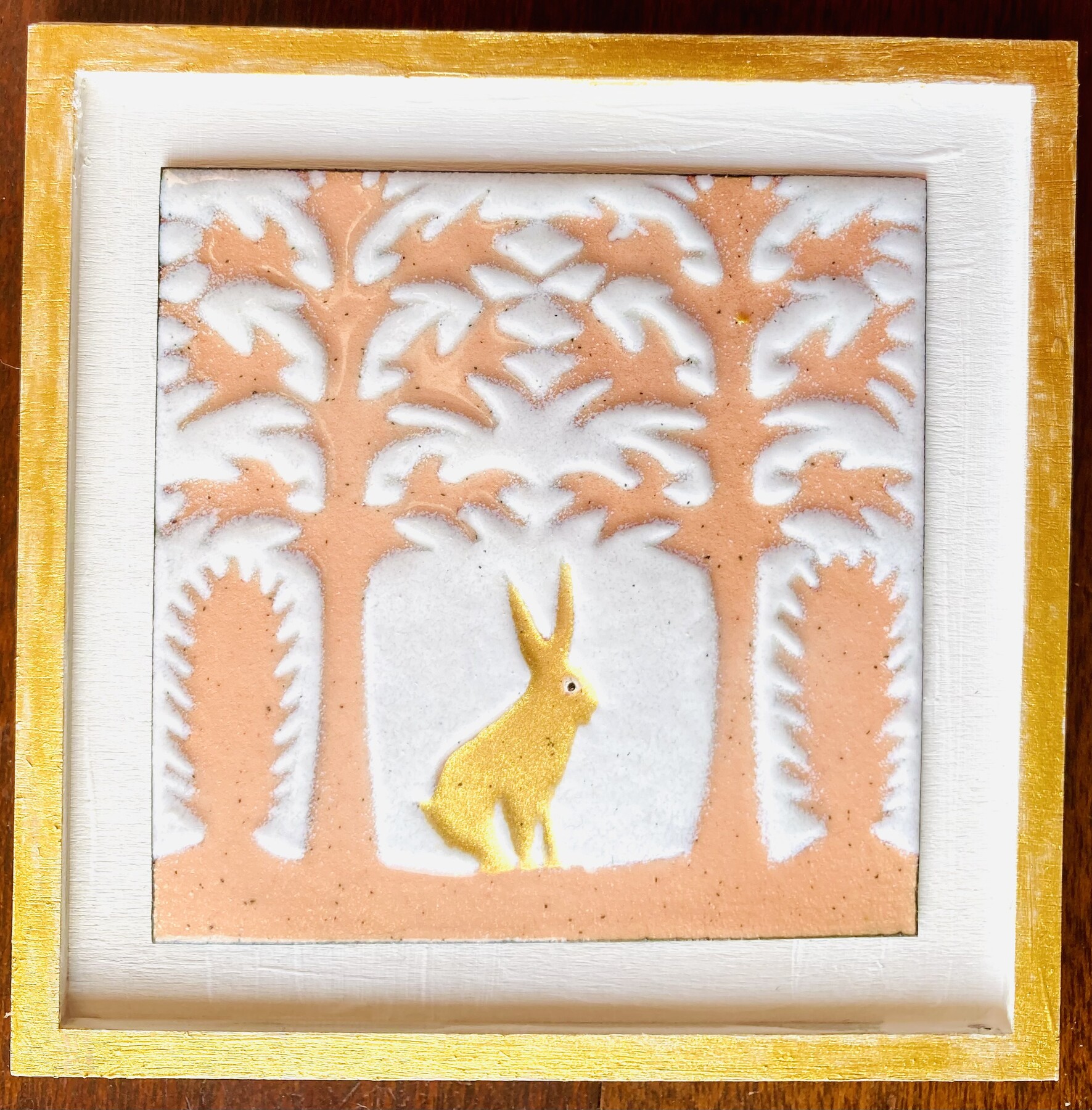 Hare in wood