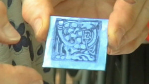 Hard and soft enamels, stamping and painting.