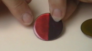Using transparent enamels on copper